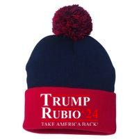 Trump Rubio 2024 Vice President Trump Vp Trump 2024 Election Pom Pom 12in Knit Beanie