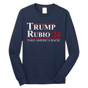 Trump Rubio 2024 Vice President Trump Vp Trump 2024 Election Long Sleeve Shirt