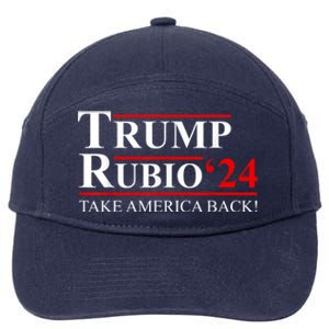 Trump Rubio 2024 Vice President Trump Vp Trump 2024 Election 7-Panel Snapback Hat