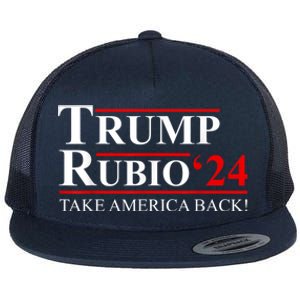 Trump Rubio 2024 Vice President Trump Vp Trump 2024 Election Flat Bill Trucker Hat