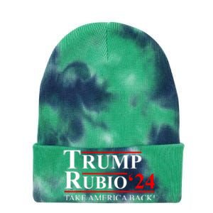 Trump Rubio 2024 Vice President Trump Vp Trump 2024 Election Tie Dye 12in Knit Beanie