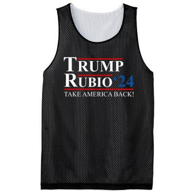 Trump Rubio 2024 Take America Back Vice President Election Mesh Reversible Basketball Jersey Tank