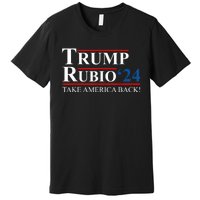 Trump Rubio 2024 Take America Back Vice President Election Premium T-Shirt