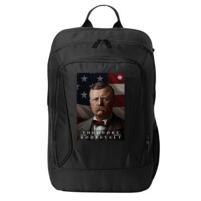 Theodore Roosevelt 26th President Of The United States Portrait City Backpack
