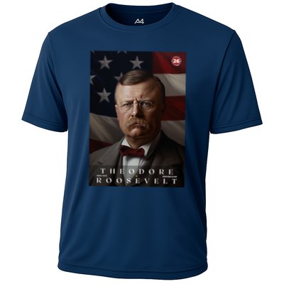 Theodore Roosevelt 26th President Of The United States Portrait Performance Shirt