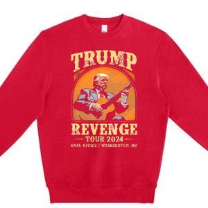 Trump Revenge 2024 Premium Crewneck Sweatshirt