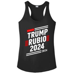 Trump Rubio 2024 Election Donald Trump Rubio 2024 Gift Ladies PosiCharge Competitor Racerback Tank