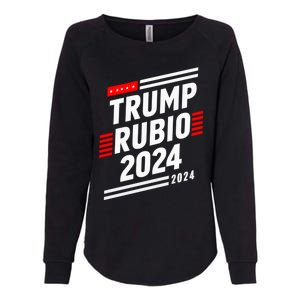 Trump Rubio 2024 Election Donald Trump Rubio 2024 Gift Womens California Wash Sweatshirt