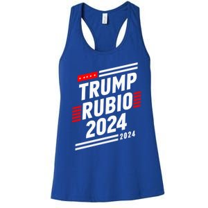 Trump Rubio 2024 Election Donald Trump Rubio 2024 Gift Women's Racerback Tank