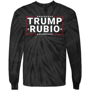 Trump Rubio 2024 Republican Vp Presidential Election Trumprubio 2024 Trump 2024 Tie-Dye Long Sleeve Shirt