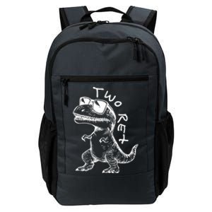 Two Rex 2nd Birthday Gifts Second Dinosaur Boy 2 Years Old Daily Commute Backpack