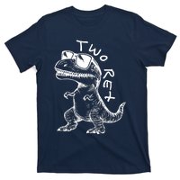 Two Rex 2nd Birthday Gifts Second Dinosaur Boy 2 Years Old T-Shirt