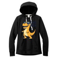 Two Rex 2nd Birthday Gifts Second Dinosaur Boy 2 Years Old Women's Fleece Hoodie