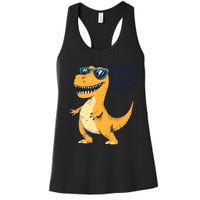 Two Rex 2nd Birthday Gifts Second Dinosaur Boy 2 Years Old Women's Racerback Tank