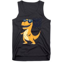 Two Rex 2nd Birthday Gifts Second Dinosaur Boy 2 Years Old Tank Top