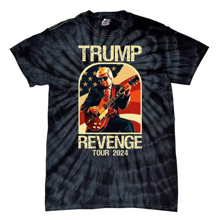 Trump Revenge 2024 Funny Political Election 2024 Tie-Dye T-Shirt