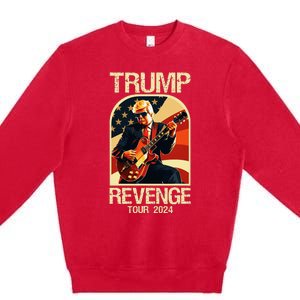 Trump Revenge 2024 Funny Political Election 2024 Premium Crewneck Sweatshirt