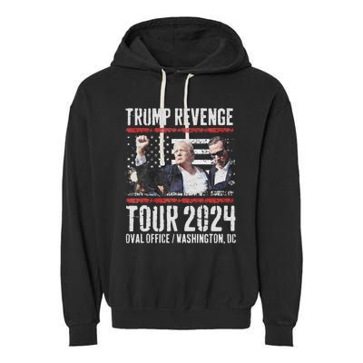 Trump Revenge 2024 Garment-Dyed Fleece Hoodie