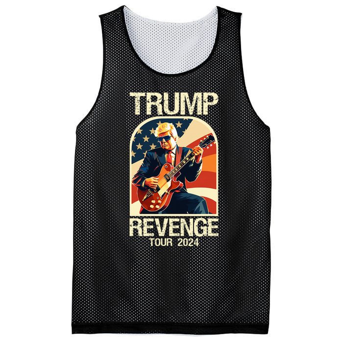 Trump Revenge 2024 Funny Political Election 2024 Mesh Reversible Basketball Jersey Tank