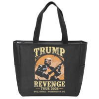 Trump Revenge 2024 Political Statement Zip Tote Bag