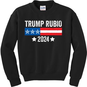 Trump Rubio 2024 Trump 2024 Kids Sweatshirt