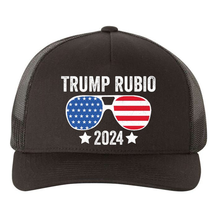 Trump Rubio 2024 Trump 2024 Yupoong Adult 5-Panel Trucker Hat