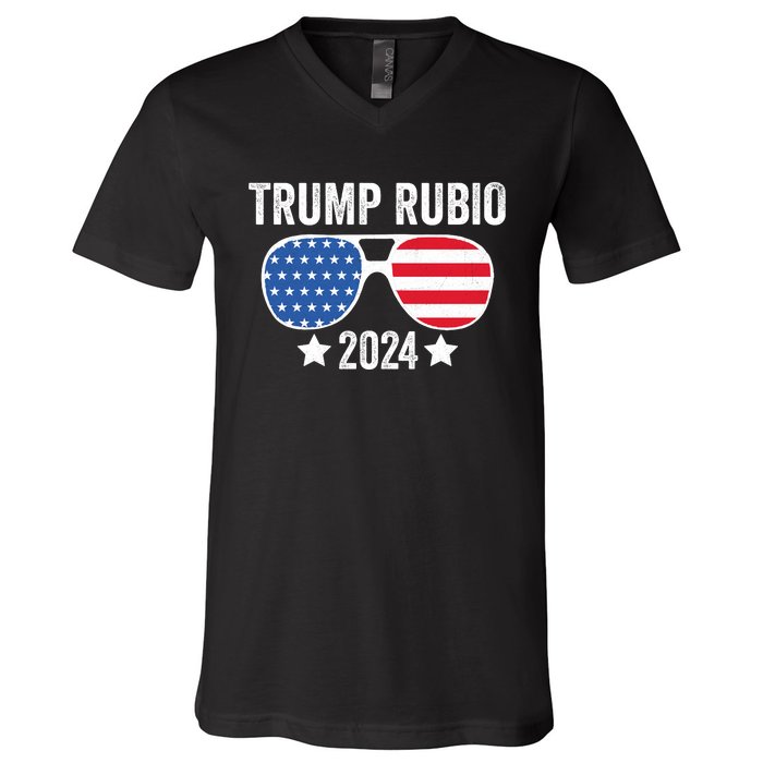 Trump Rubio 2024 Trump 2024 V-Neck T-Shirt