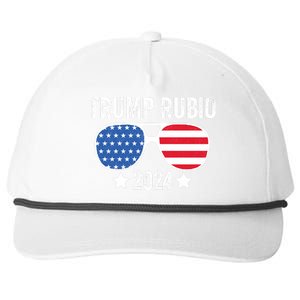 Trump Rubio 2024 Trump 2024 Snapback Five-Panel Rope Hat