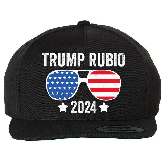 Trump Rubio 2024 Trump 2024 Wool Snapback Cap