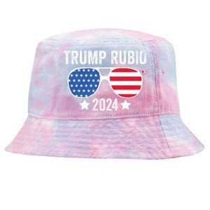 Trump Rubio 2024 Trump 2024 Tie-Dyed Bucket Hat