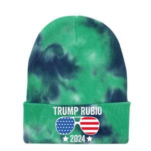 Trump Rubio 2024 Trump 2024 Tie Dye 12in Knit Beanie