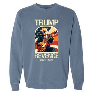 Trump Revenge 2024 Funny Political Election 2024 Garment-Dyed Sweatshirt