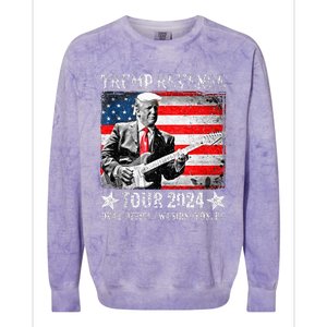 Trump Revenge 2024 Colorblast Crewneck Sweatshirt