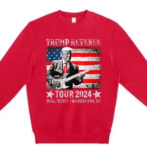 Trump Revenge 2024 Premium Crewneck Sweatshirt