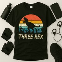 Three Rex 3rd Birthday Third Dinosaur 3 Year Old T-Shirt