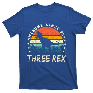 Three Rex 3rd Birthday Third Dinosaur 3 Year Old T-Shirt