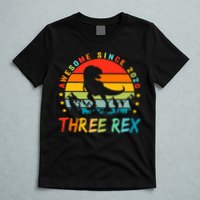 Three Rex 3rd Birthday Third Dinosaur 3 Year Old T-Shirt