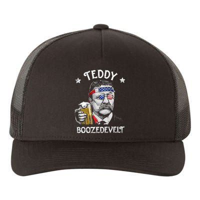 Theodore Roosevelt 4th Of July Yupoong Adult 5-Panel Trucker Hat