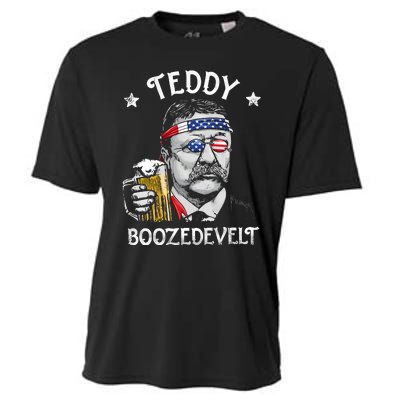 Theodore Roosevelt 4th Of July Cooling Performance Crew T-Shirt