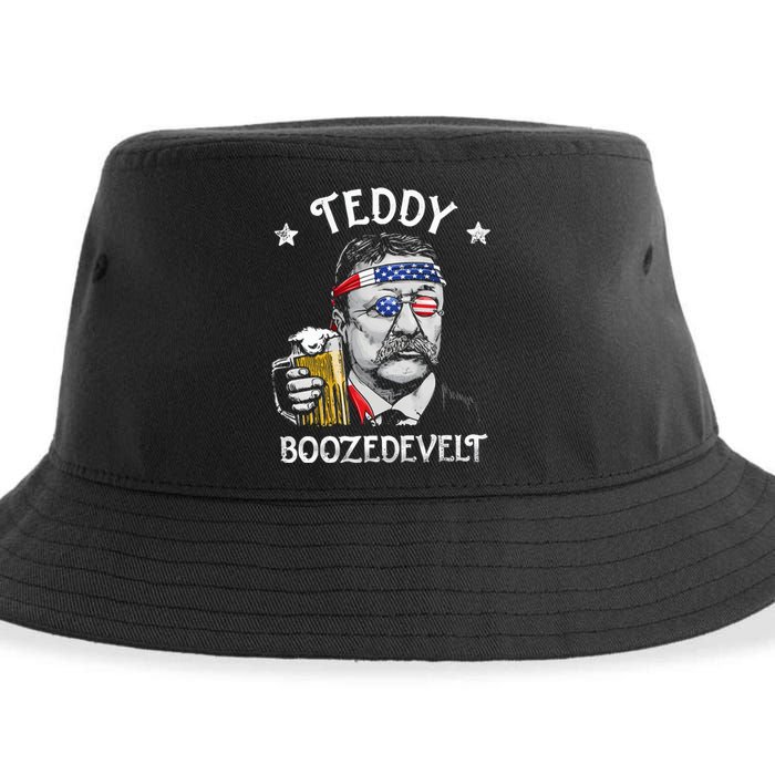 Theodore Roosevelt 4th Of July Sustainable Bucket Hat