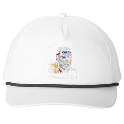 Theodore Roosevelt 4th Of July Snapback Five-Panel Rope Hat