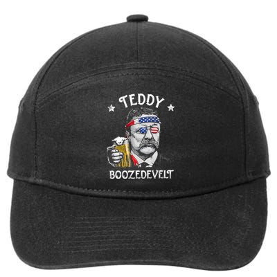 Theodore Roosevelt 4th Of July 7-Panel Snapback Hat