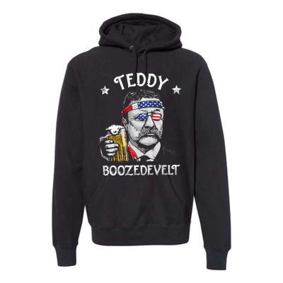 Theodore Roosevelt 4th Of July Premium Hoodie