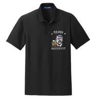 Theodore Roosevelt 4th Of July Dry Zone Grid Polo