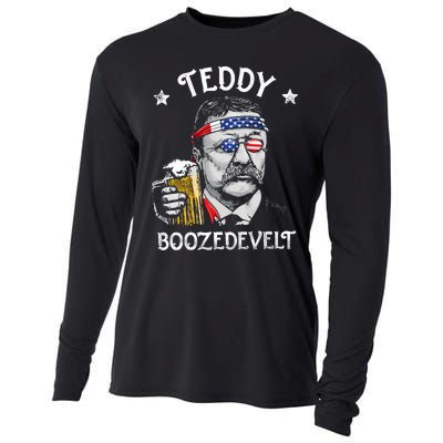 Theodore Roosevelt 4th Of July Cooling Performance Long Sleeve Crew