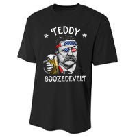 Theodore Roosevelt 4th Of July Performance Sprint T-Shirt