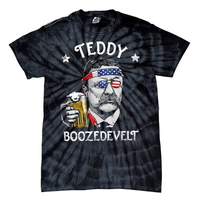 Theodore Roosevelt 4th Of July Tie-Dye T-Shirt