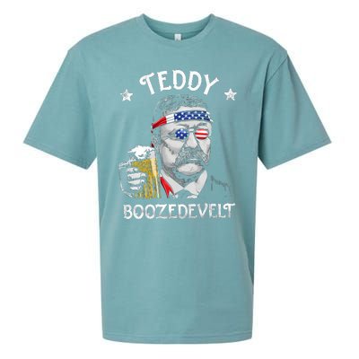 Theodore Roosevelt 4th Of July Sueded Cloud Jersey T-Shirt