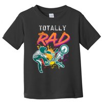 Totally Rad 80s Bmx Bike Vintage Racing Biking Cycling Gift Toddler T-Shirt