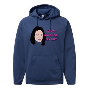 The Room Anyway How&X27;S Your Sex Life Performance Fleece Hoodie